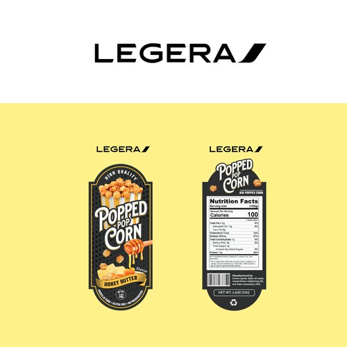 Logos Project - LEGERA - confectionary &  cereals category Design by Bea1990