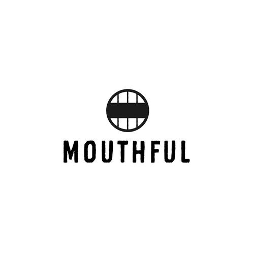 Strong, spunky yet clean logo for mouthful Design by EWMDesigns