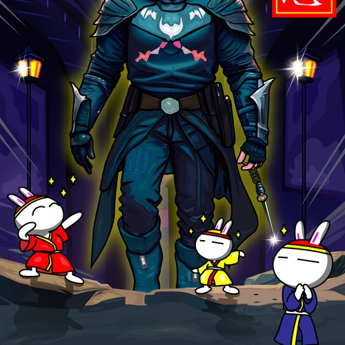 Assassin Rabbit Graphic Design by DesignTrust_28