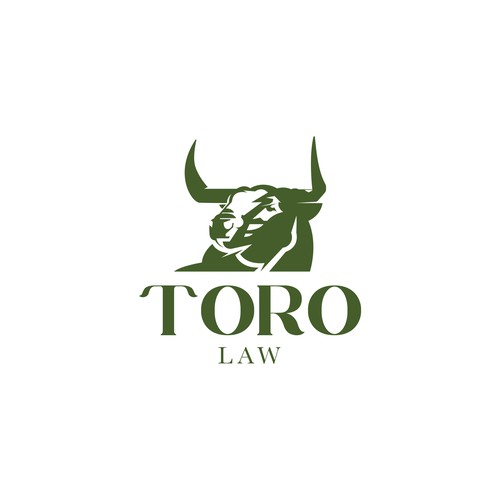 Design a unique skull bull logo for a personal injury law firm Réalisé par Alenaar
