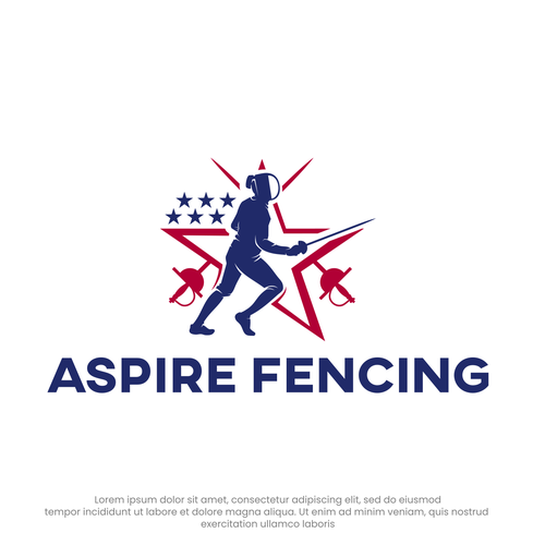 Design di Win Big by Creating a Clever Logo for Aspire Fencing di Rekker