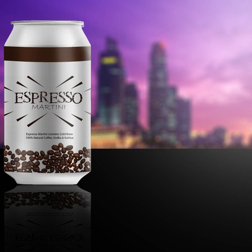 Logo / Product Design for new Espresso Martini beverage Design by oedin_sarunai