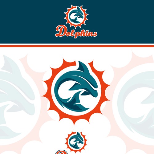 Design di 99designs community contest: Help the Miami Dolphins NFL team re-design its logo! di AdKing