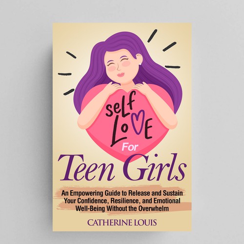 colorful cover to appeal to teen girls and their self-esteem Design by COMGUYZ