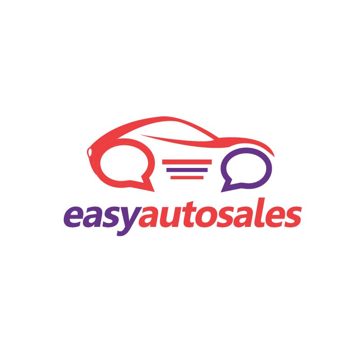 Car dealership logo with the title 'easy auto sales'