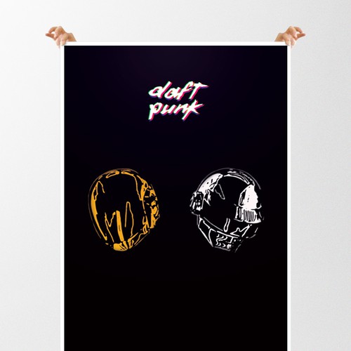 99designs community contest: create a Daft Punk concert poster Design by rzkyarbie