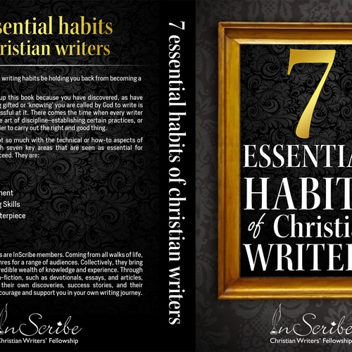 Create a captivating book cover for anthology, 7 Essential Habits of Christian Writers Design by Ramarao V Katteboina