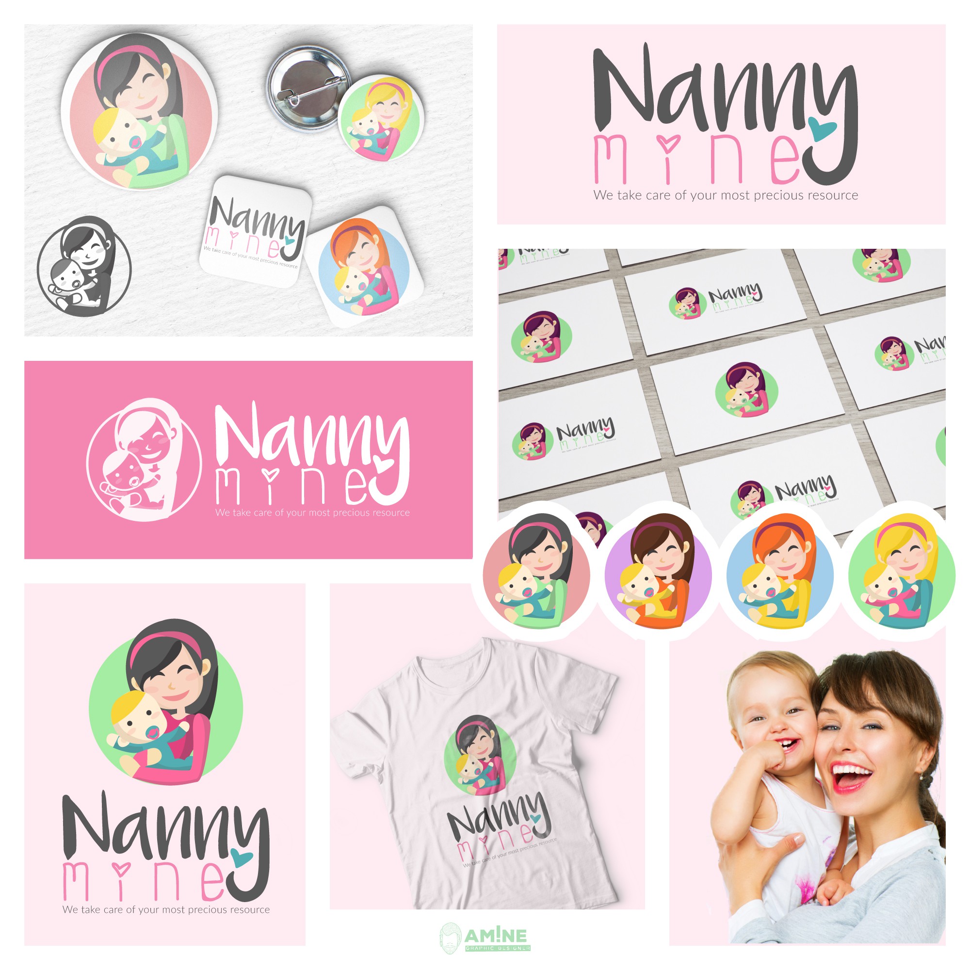 Nanny Logos - Free Nanny Logo Ideas, Design & Templates