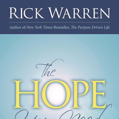 Design Rick Warren's New Book Cover Design réalisé par artiste