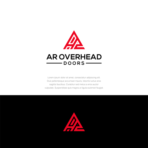 overhead door business logo rebranding Design by DSGNESIA™