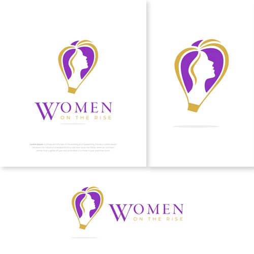 Women on the RISE logo Design by CreativeJAC