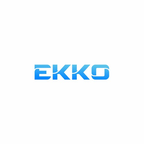 SIMPLE LOGO - ekko Letters then dm after Design by viqisetiadi11