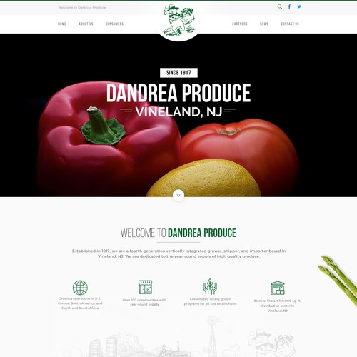 101 year old produce company needs a website to go another 100 Design by KashiArts