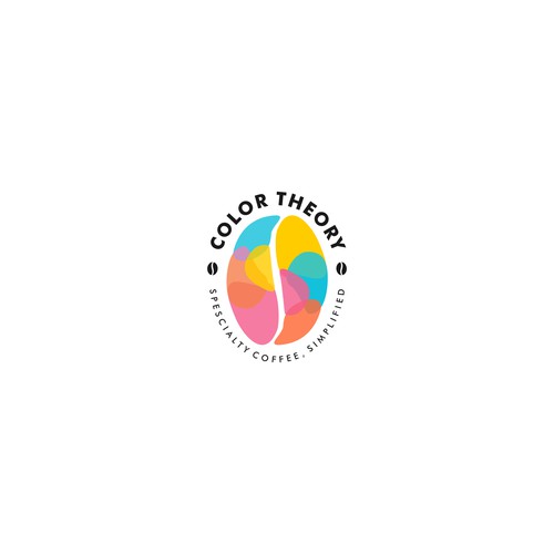 colorful logo  for a coffee company that uses colors to differentiate different coffees Design by Dendir