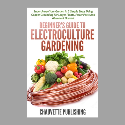 unique ebook cover for gardening book Design by DezignManiac