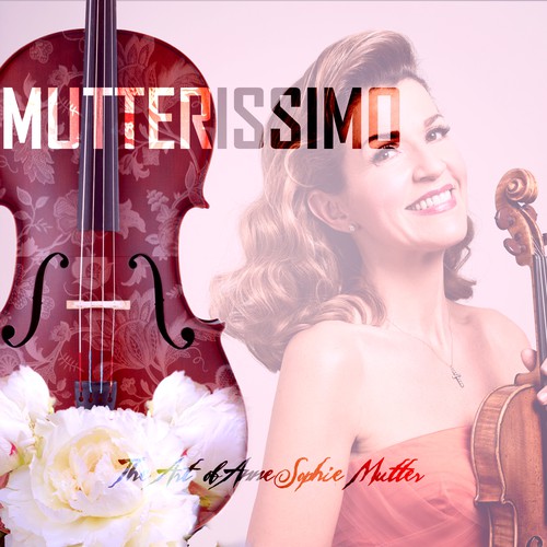Illustrate the cover for Anne Sophie Mutter’s new album Design by MarriSka