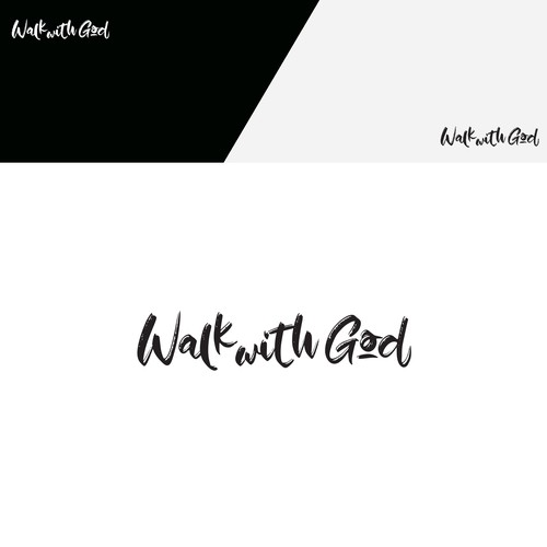 Walk With God Minimalist Luxury Logo for a Modern Faith & Fashion Brand Design by Klaudi