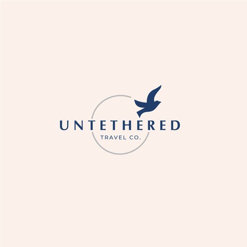 whimsical logo for travel agency that depicts an untethered lifestyle Design réalisé par FoxCody