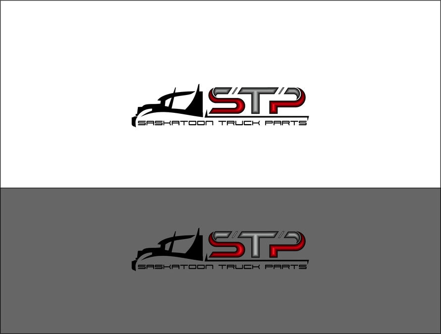 Create a simplified logo for Semi Truck sales and salvage Logo design