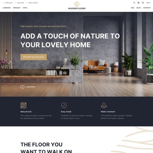Elegant Flooring Ecommerce Website