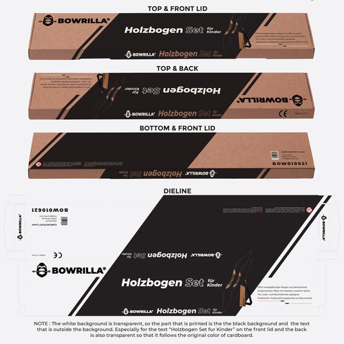 Create an unique craft / corrugated paper box packaging design for our new brand BOWRILLA® Design by Flamengo DigiCraft