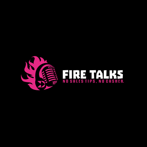 コンペ「Design a new logo for our season 2 of our Fire Talks show that's strong enough to look like a tier 1」のデザイン by BLaksonoさん 