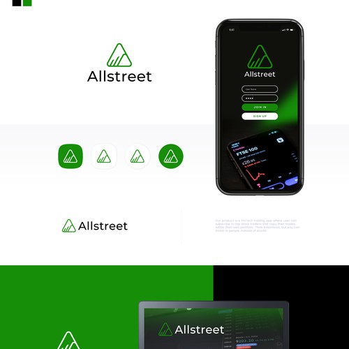 Iconic Logo for Stock Trading App Design by cs_branding