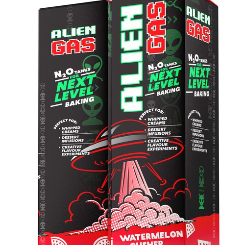Designs | Alien Gas... Packaging that looks OUT OF THE WORLD ...