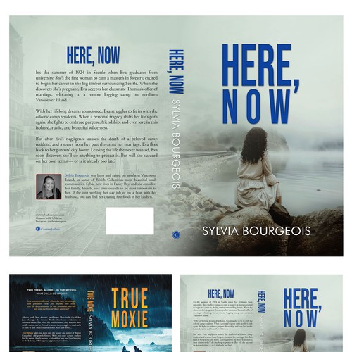 Book cover design for historical fiction novel set in British Columbia Design by Along99