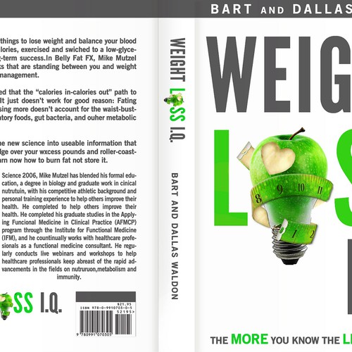Design a creative and simple cover for weight loss book Design by Milica M.
