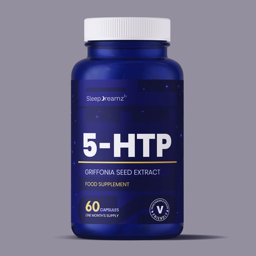 Sleep Supplement Label Design for Global Sleep Brand Design by gs-designs