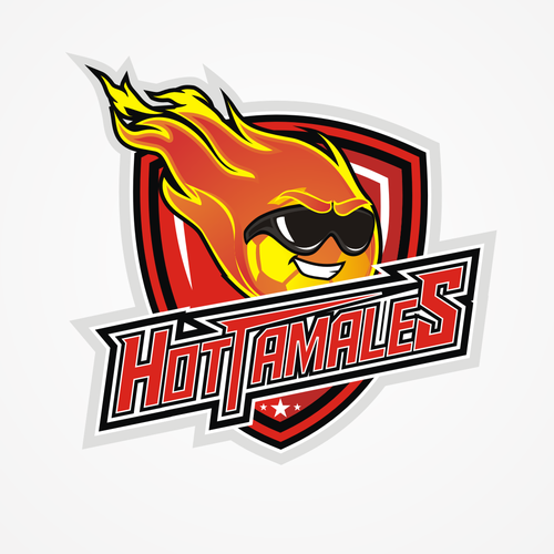 5-6 year olds need a soccer team logo! HOT TAMALES Ontwerp door JDL's