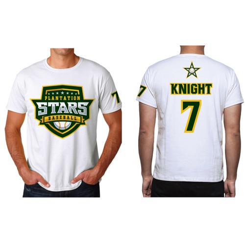 Baseball Team Roster T-shirts - Custom Baseball Shirt Designs - T-Shirt  Design - Baseball Lineup (…