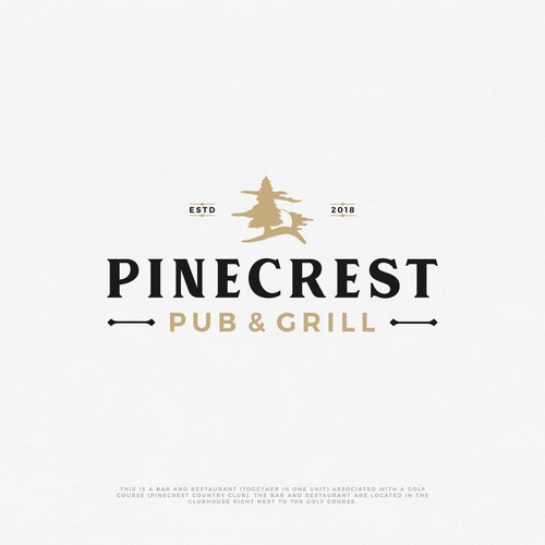 Pub & Grill Logo Design by AlmedinDesign™