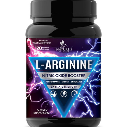 Powerful L-Arginine Capsules Design Needed for Nature's Nutrition Design von Wfemme