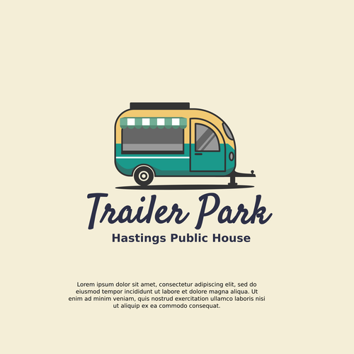 Retro Food Trailer logo needed😁 Design by Rav Astra