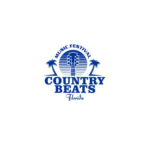 Iconic logo for iconic event for country music festivals in Florida Design by Glomings✅