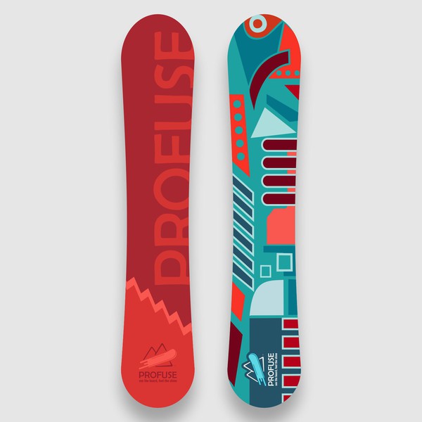 Diseño de athyan™ titulado "snowboard "