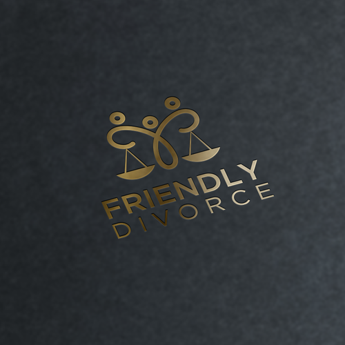 Friendly Divorce Logo Diseño de Morita.jp