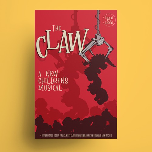 Design eye-catching poster for new musical “The Claw” Design by rickyports