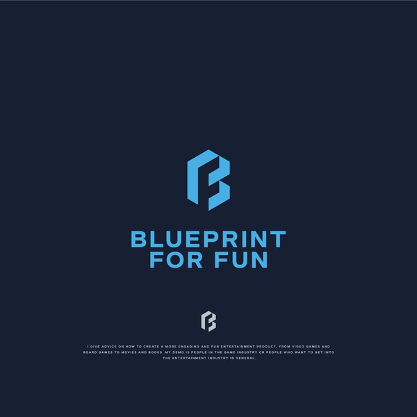 Design by Ok Brand titled "Logo for brand that is the Blueprint for how to make an experience or game, fun"