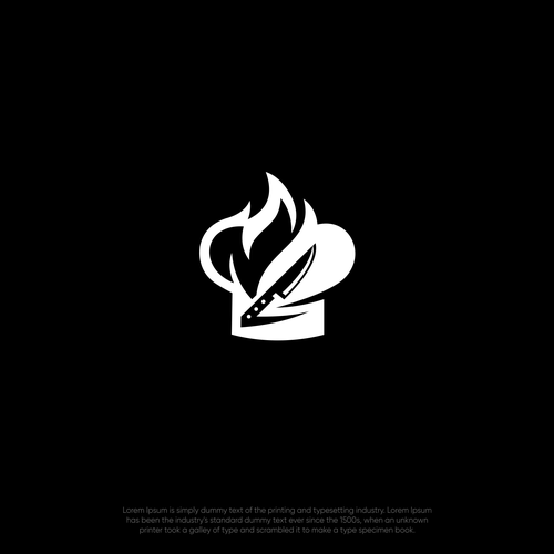 "CHEF": Food & Cooking Social Media Logo Design by ALPHA CREATION ✅