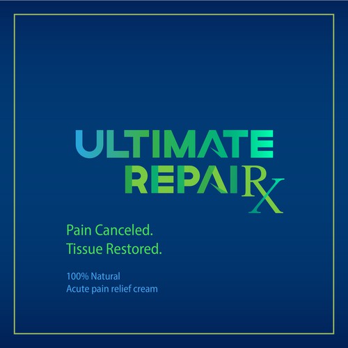 Create a logo for a high end all natural pain relief and repair cream Diseño de Francesca Macri