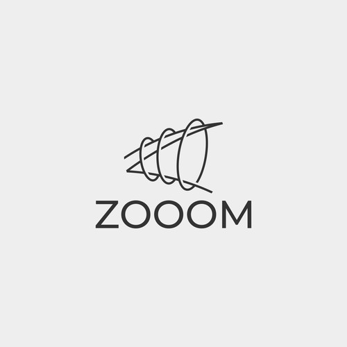 Challenge how to make a logo with "zooming feeling" in a smart way Design by fier