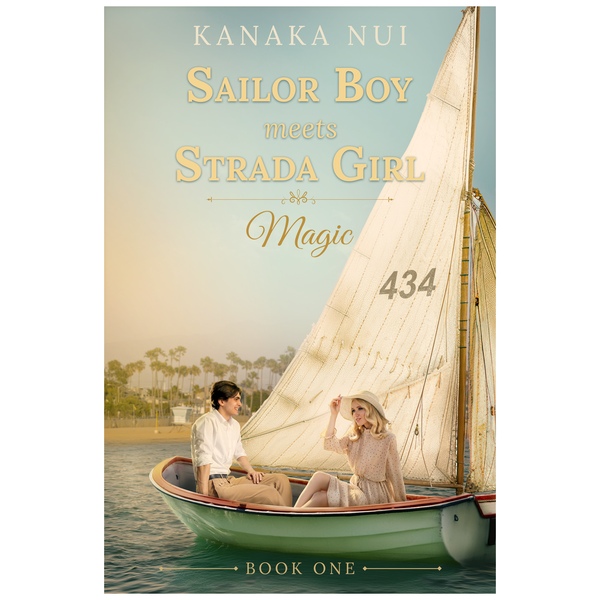 Design by yummy titled "Sailor Boy meet Strada Girl Book Cover"