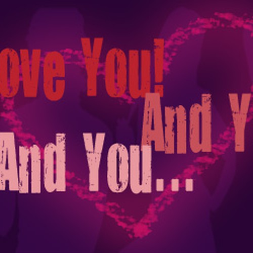 コンペ「"I Love You! And You... And You..." [LOGO - $355]」のデザイン by 180788さん 