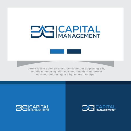 Logo & Brand guide for DG Capital Management an options trading Hedge Fund. Design by rouf_art