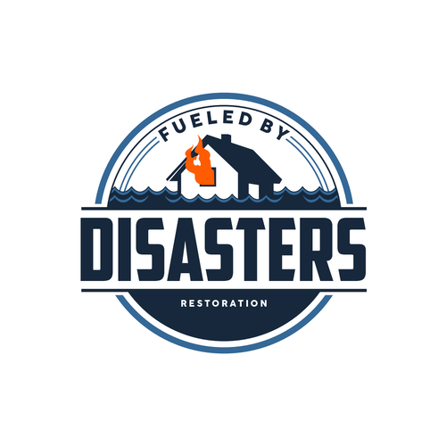 Logo for social media presence in disaster restoration market Design by Voos Studio