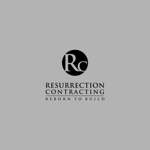 "Reborn To Build" construction company logo. Design by piyel black