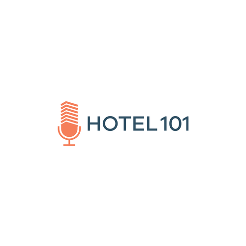 Create a logo for a podcast called - Hotels 101 - incorporate a hotel in the logo Design by PieCat (willyrk)